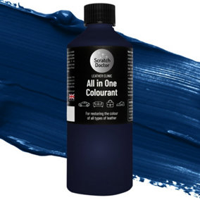 Scratch Doctor All In One Leather Colourant, Leather Dye, Leather Paint 1000ml Dark Blue