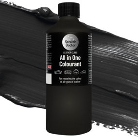 Scratch Doctor All In One Leather Colourant, Leather Dye, Leather Paint 1000ml Dark Grey