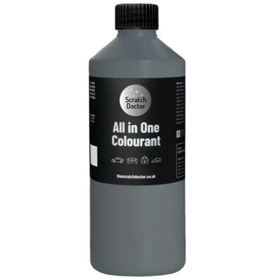 Scratch Doctor All In One Leather Colourant, Leather Dye, Leather Paint 1000ml Grey