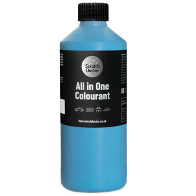 Scratch Doctor All In One Leather Colourant, Leather Dye, Leather Paint 1000ml Light Blue