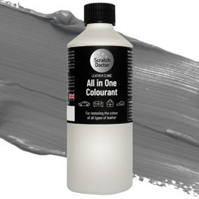 Scratch Doctor All In One Leather Colourant, Leather Dye, Leather Paint 1000ml Light Grey