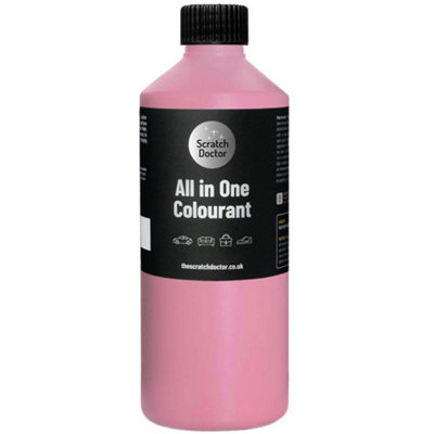 Scratch Doctor All In One Leather Colourant, Leather Dye, Leather Paint 1000ml Pink