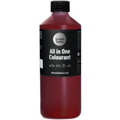 Scratch Doctor All In One Leather Colourant, Leather Dye, Leather Paint 250ml Red