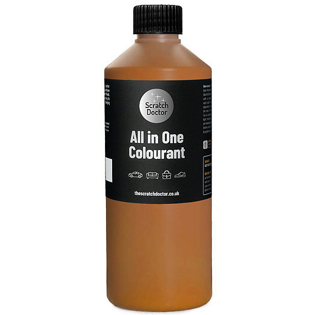 Scratch Doctor All In One Leather Colourant, Leather Dye, Leather Paint 250ml Tan | DIY at Bu0026Q