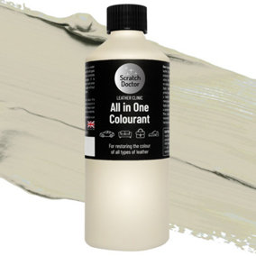 Scratch Doctor All In One Leather Colourant, Leather Dye, Leather Paint 500ml Light Cream