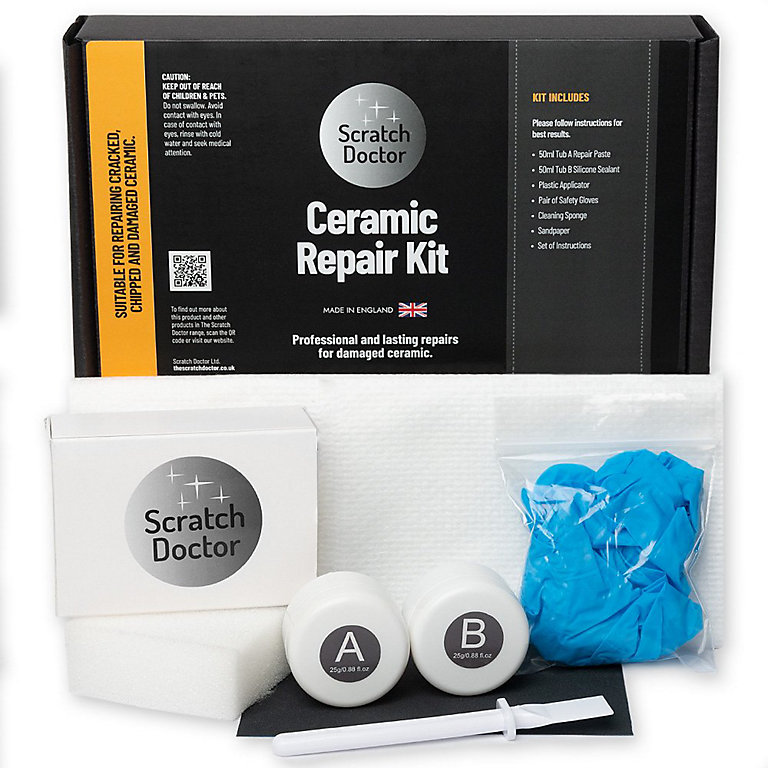 Scratch Doctor Ceramic Repair Kit for tile, baths, sink and showers
