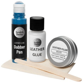 Scratch Doctor Compact Leather Repair Kit for small repairs, rips, tears and holes Blue