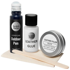 Scratch Doctor Compact Leather Repair Kit for small repairs, rips, tears and holes Dark Blue