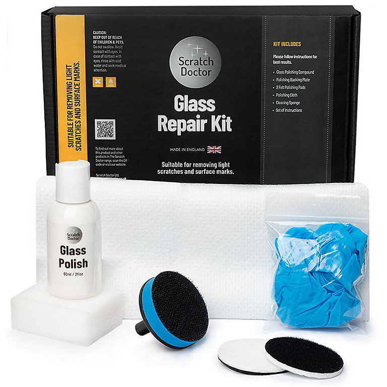 Scratch Doctor Glass Scratch Repair Kit for Windscreens, Cars, Home and  Windows