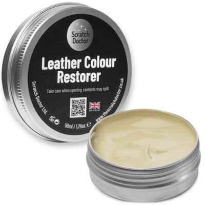 Scratch Doctor Leather Colour Restorer, Recolouring Balm for faded