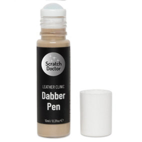 Scratch Doctor Leather Dabber Touch Up Pen, Leather Dye, Leather Paint 10ml Beige