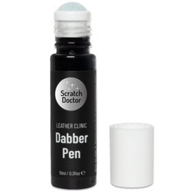 Scratch Doctor Leather Dabber Touch Up Pen, Leather Dye, Leather Paint 10ml Black