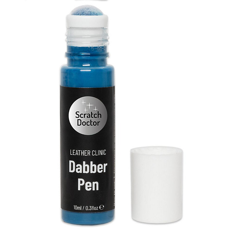 Scratch Doctor Leather Dabber Touch Up Pen, Leather Dye, Leather Paint 10ml  Blue
