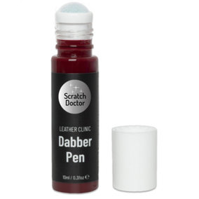 Scratch Doctor Leather Dabber Touch Up Pen, Leather Dye, Leather Paint 10ml Burgundy