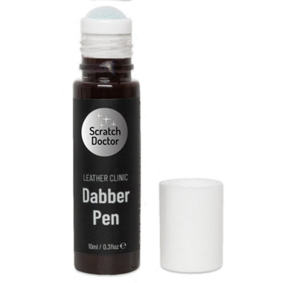 Scratch Doctor Leather Dabber Touch Up Pen, Leather Dye, Leather Paint 10ml Chocolate Brown