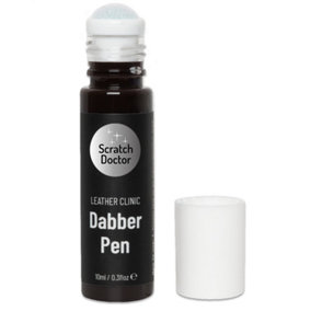 Scratch Doctor Leather Dabber Touch Up Pen, Leather Dye, Leather Paint 10ml Dark Brown