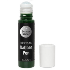 Scratch Doctor Leather Dabber Touch Up Pen, Leather Dye, Leather Paint 10ml Dark Green