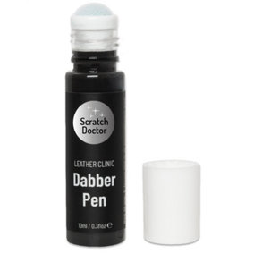 Scratch Doctor Leather Dabber Touch Up Pen, Leather Dye, Leather Paint 10ml Dark Grey