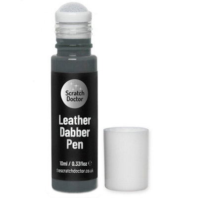 Scratch Doctor Leather Dabber Touch Up Pen, Leather Dye, Leather Paint 10ml Grey