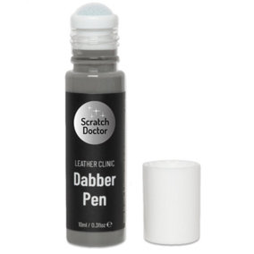Scratch Doctor Leather Dabber Touch Up Pen, Leather Dye, Leather Paint 10ml Grey