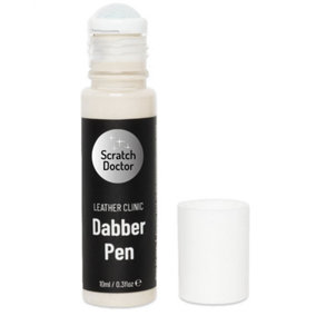 Scratch Doctor Leather Dabber Touch Up Pen, Leather Dye, Leather Paint 10ml Ivory