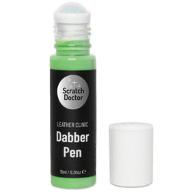 Scratch Doctor Leather Dabber Touch Up Pen, Leather Dye, Leather Paint 10ml Light Green