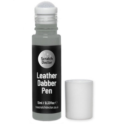 Scratch Doctor Leather Dabber Touch Up Pen, Leather Dye, Leather Paint 10ml Light Grey