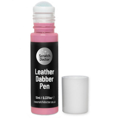 Scratch Doctor Leather Dabber Touch Up Pen, Leather Dye, Leather Paint 10ml Pink