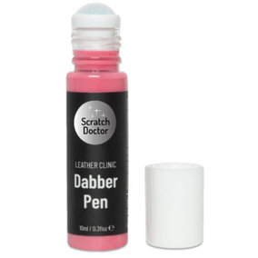 Scratch Doctor Leather Dabber Touch Up Pen, Leather Dye, Leather Paint 10ml Pink