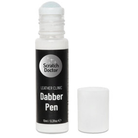 Scratch Doctor Leather Dabber Touch Up Pen, Leather Dye, Leather Paint 10ml White