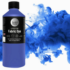 Scratch Doctor Liquid Fabric Dye Paint for sofas, clothes and furniture 1000ml Blue