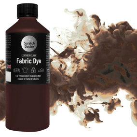 Scratch Doctor Liquid Fabric Dye Paint for sofas, clothes and furniture 1000ml Chocolate Brown