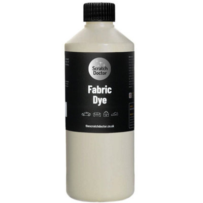 Scratch Doctor Liquid Fabric Dye Paint for sofas, clothes and furniture 1000ml Cream