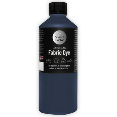 Scratch Doctor Liquid Fabric Dye Paint for sofas, clothes and furniture 1000ml Dark Blue