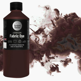 Scratch Doctor Liquid Fabric Dye Paint for sofas, clothes and furniture 1000ml Dark Brown