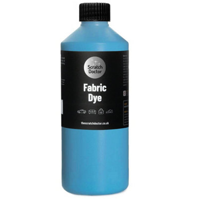 Scratch Doctor Liquid Fabric Dye Paint for sofas, clothes and furniture 1000ml ight Blue