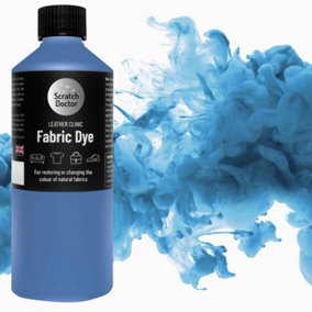 Scratch Doctor Liquid Fabric Dye Paint for sofas, clothes and furniture 1000ml ight Blue