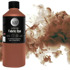 Scratch Doctor Liquid Fabric Dye Paint for sofas, clothes and furniture 1000ml Medium Brown