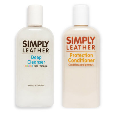 Scratch Doctor Simply Leather Cleaner 250ml & Leather Conditioner Kit 250ml