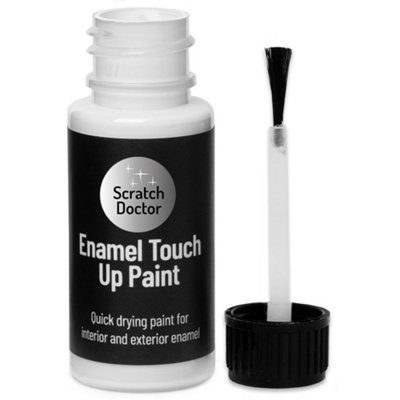 Scratch Doctor White Enamel Metal Touch Up Paint 15ml