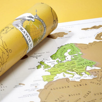 Scratchmap Personalised Map of the World - 4