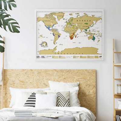 Scratchmap Personalised Map of the World - 6