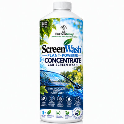 Screen Wash Natural Plant Based Concentrated Car Windscreen Washer Fluid