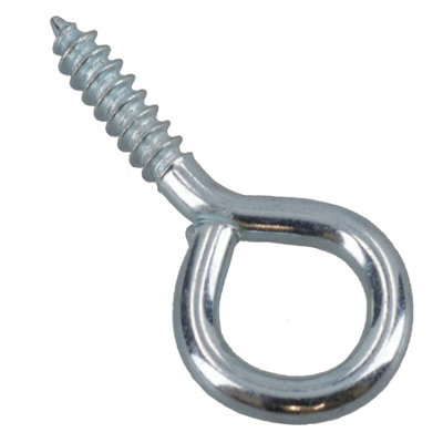 Screw Eye Hooks Fasteners Picture Curtain Hanger 8mm Hook 30mm