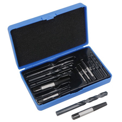 Screw Stud Extractor Remover Set Reverse Thread Easy Out 3 to 25mm 12pc