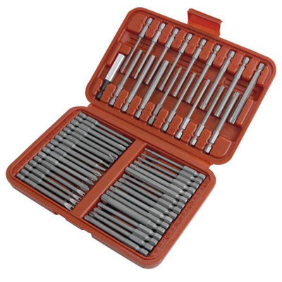 Screwdriver Bit Set - 50 Piece Long Security Fixings (Neilsen CT1115)