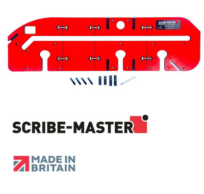 Scribe-Master KWJ900Pro - 4 Piece Pro Worktop Jig for varying Depths of Mitre Using SightLine Technology