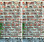 Scroll Garden Wall Trellis Climbing Plant Support Frame Set of 2 (H)120cm