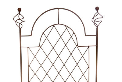 Scroll Garden Wall Trellis Climbing Plant Support Frame Set of 2 (H)120cm - 5