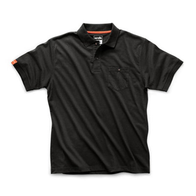 Scruffs Eco Worker Polo (Black)  (Small)